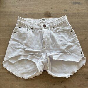 One Teaspoon Denim white shorts size 27